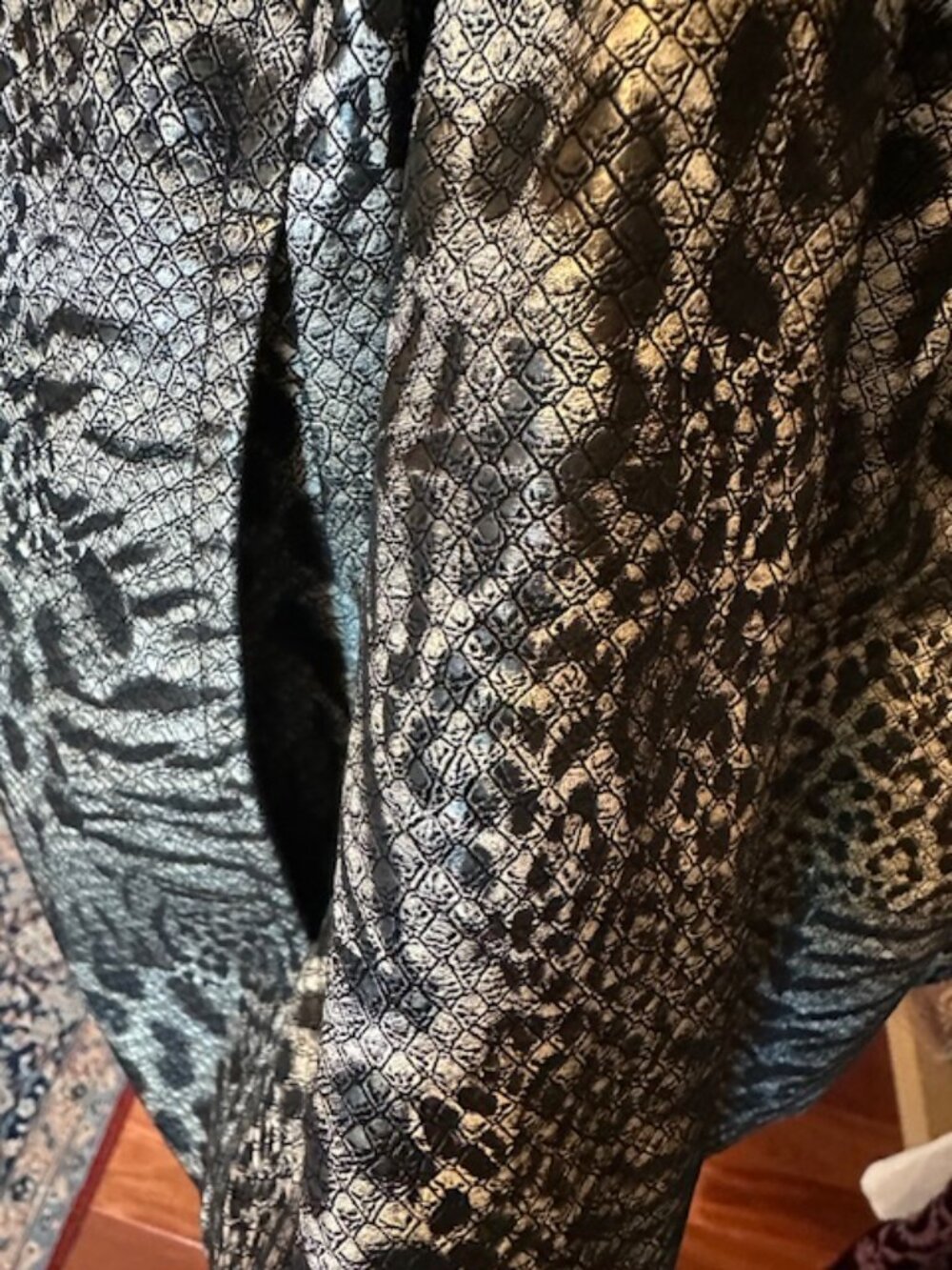 Bob Mackie Animal Print Vest Black Size XXL - Picture 5 of 8